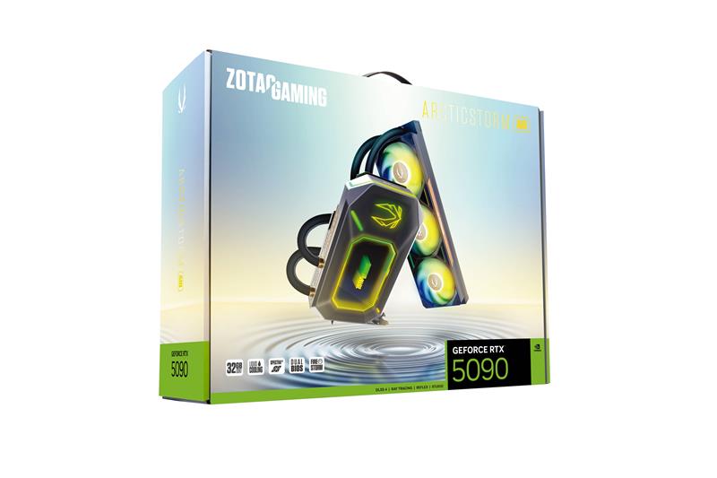 その他 RT-128391 ZOTAC GeForce RTX 5090 ArcticStorm AIO DLSS 4 32GB GDDR7 - Canada