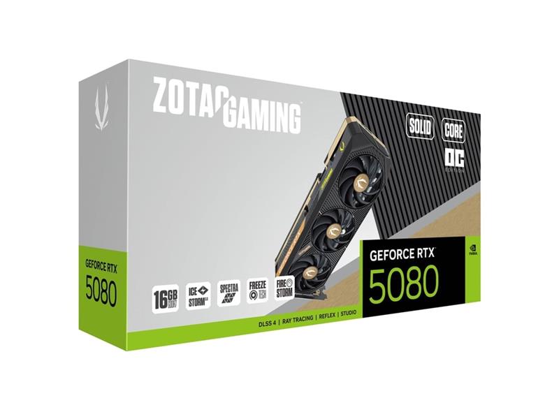 ZOTAC GeForce RTX 5080 SOLID CORE OC 30 Gbps Triple Fans - Canada