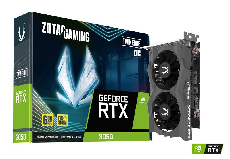 ZOTAC GAMING GeForce RTX 3050 Twin Edge OC GDDR6 Double Fans