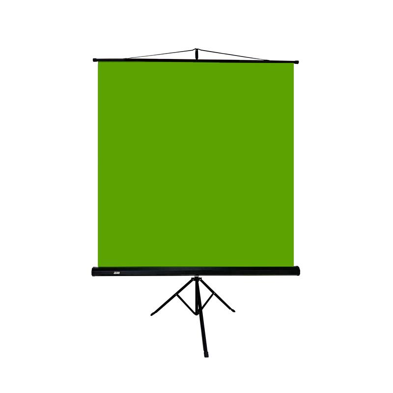 Écran vert ICAN Chroma Key (1,5 m x 2 m) avec trépied, vert
