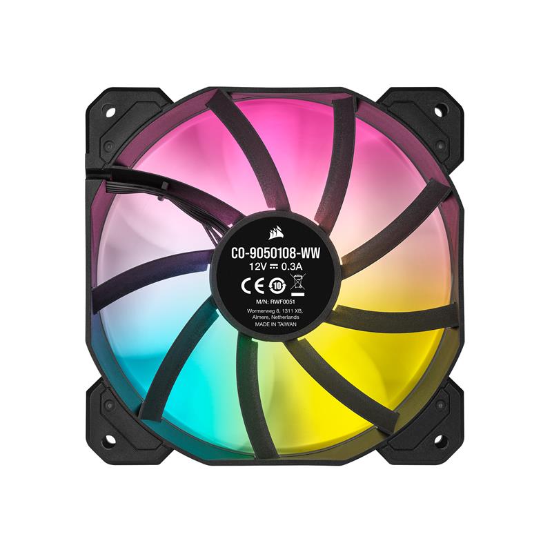 CORSAIR iCUE SP120 RGB ELITE Performance 120mm PWM Single Fan