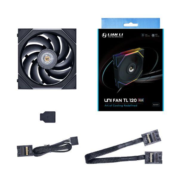 LIAN LI Uni Fan TL120 Black, Single Pack - Canada Computers