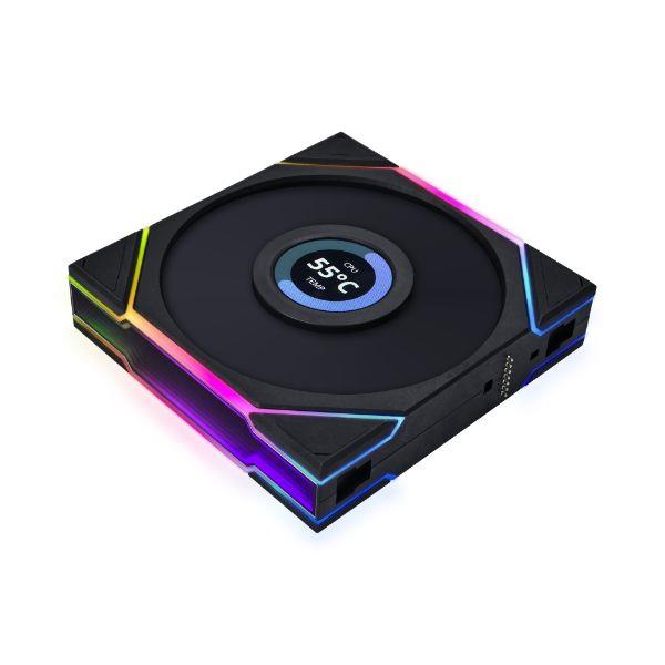 LIAN LI Uni Fan TLLCD120 Black, Single Pack(Open Box)