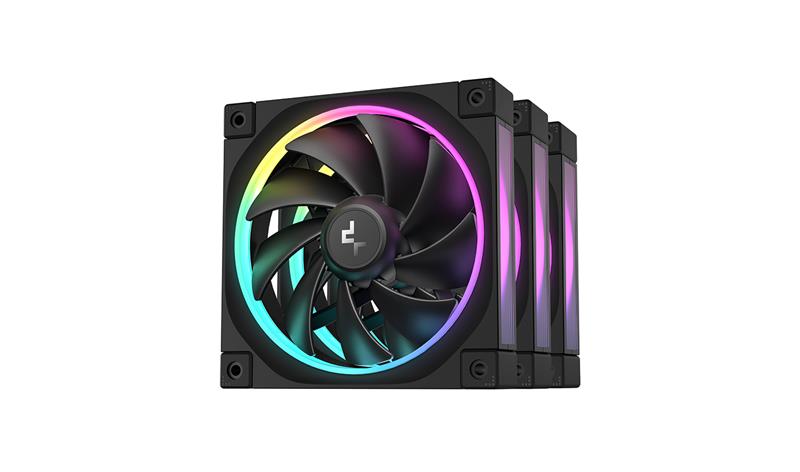DeepCool FL12 3IN1, 120mm High-Performance ARGB Gen 2 Fans, Black, PW