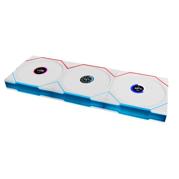 Lian-Li Fan 12TLLCD1W3W FDB fan White(Open Box)