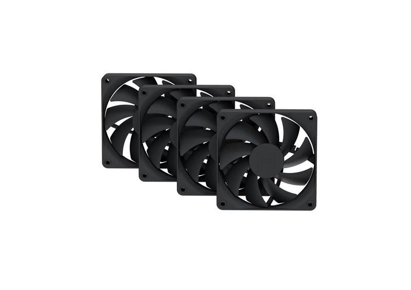 HYTE FA12 120mm Case Fan 4-Pack Black