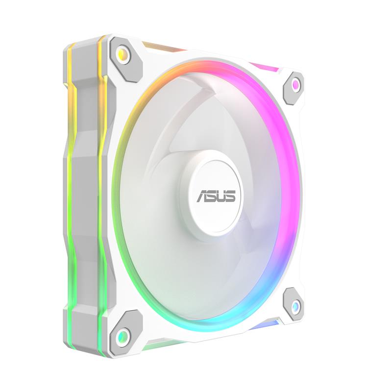 ASUS PRIME MR120 FAN ARGB REVERSE WHITE 120mm Reverse Case Fan Single(Open Box)