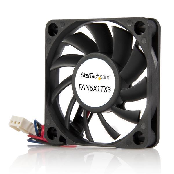 StarTech (FAN6X1TX3) - Ventilateur pour ordinateur à roulement à billes - Connecteur TX3 - 60 x 10 mm