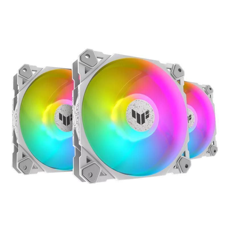 ASUS TUF GAMING TF120 ARGB White 3IN1 120mm Case Fan 3-Pack White
