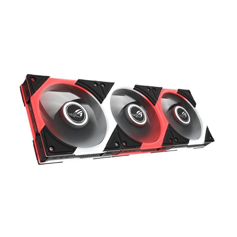 ASUS ROG Europe GR120 ARGB 120 mm Renversé Ventilateur Paquet de 3 Noi