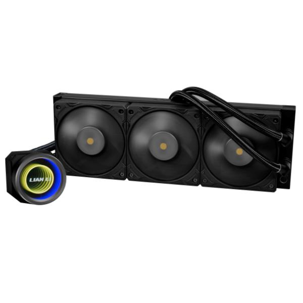 LIAN LI Galahad II Trinity Performance 360mm AIO Liquid CPU Cooler - Black (New Version)