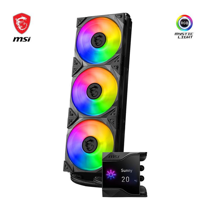 MSI MPG CORELIQUID D360 AIO Liquid CPU Cooler, 360mm Radiator