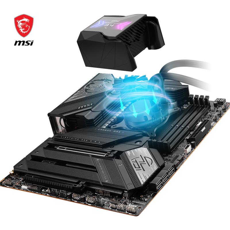 MSI MPG CORELIQUID D360 AIO Liquid CPU Cooler, 360mm Radiator