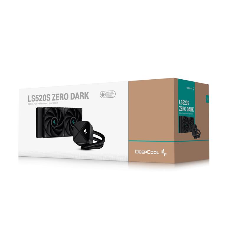 DeepCool LS520S ZERO DARK Liquid Cooler - Canada Computers