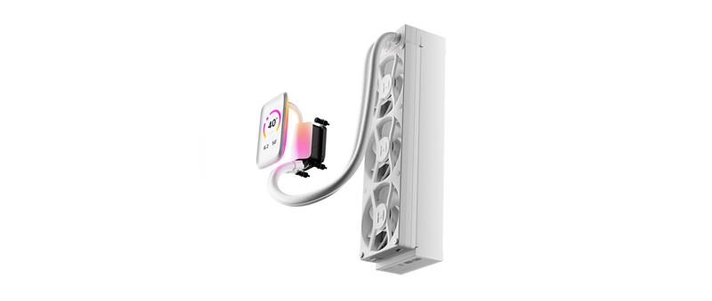 HYTE THICC Q80 TRIO 360mm Liquid Cooler White