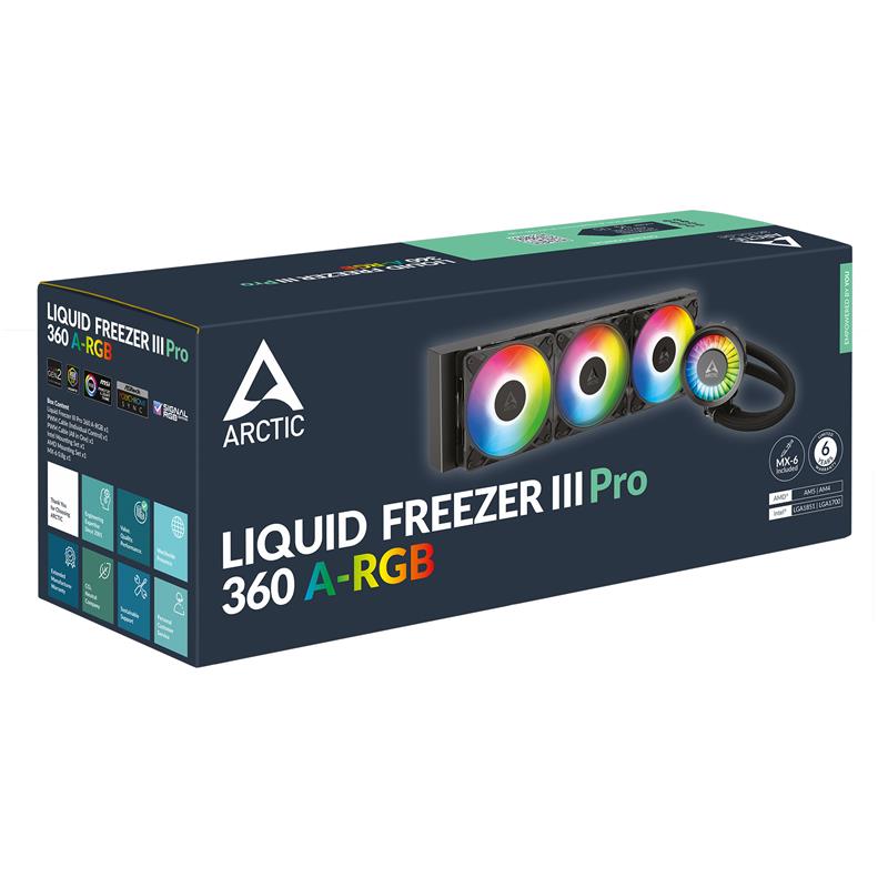 Arctic Liquid Freezer III PRO 360 A-RGB Black AIO CPU Water Cooler