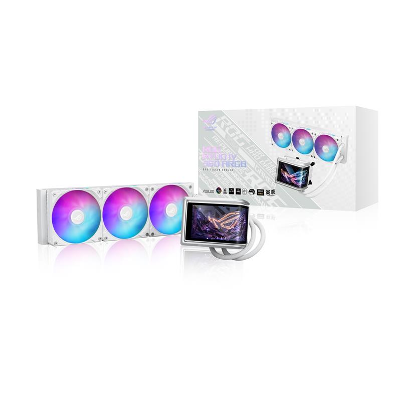 ASUS ROG RYUO IV 360 ARGB WHT 360mm Liquid Cooler White