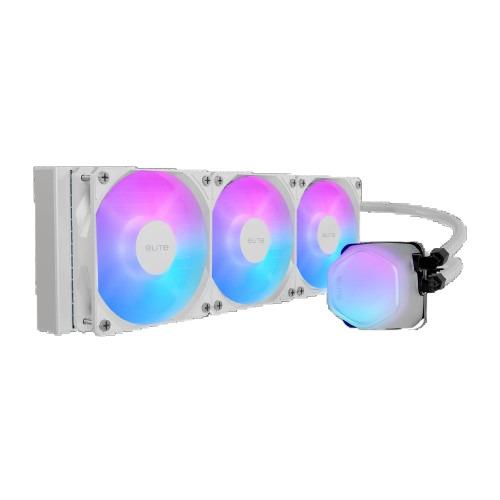 COOLER MASTER Elite Liquid 360 mm Refroidisseur liquide Blanc