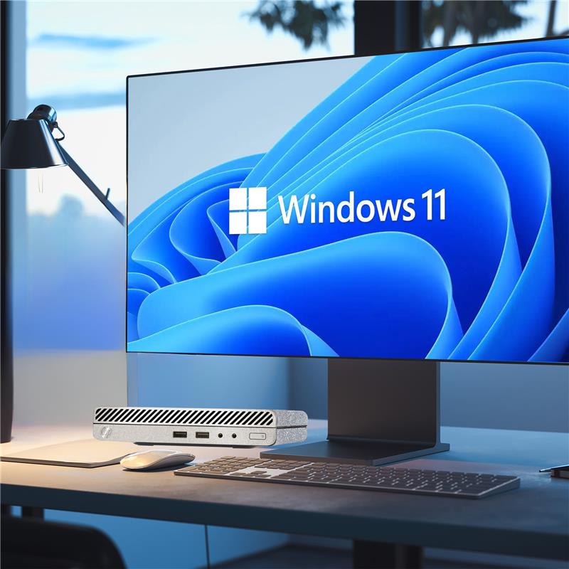 HP ProDesk Mini i5-8400T 16GB 256GB Wi-Fi Win11Pro (Renewed