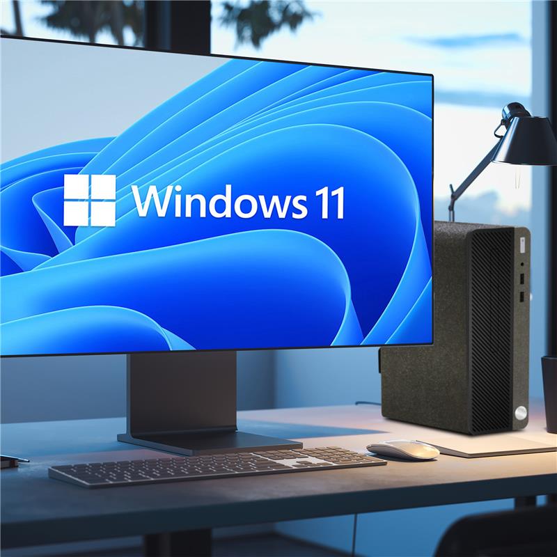 HP ProDesk Renewed Desktop i5-8600, 16GB, 1TB, Wi-Fi, Win11 Pro