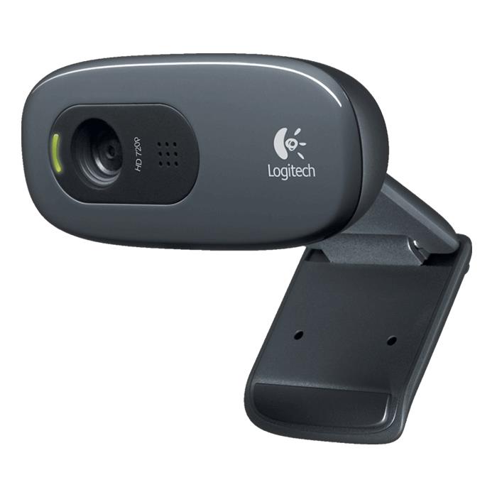 LOGITECH C270 HD Webcam, 720p with Noise Reducing Mic(Open Box)