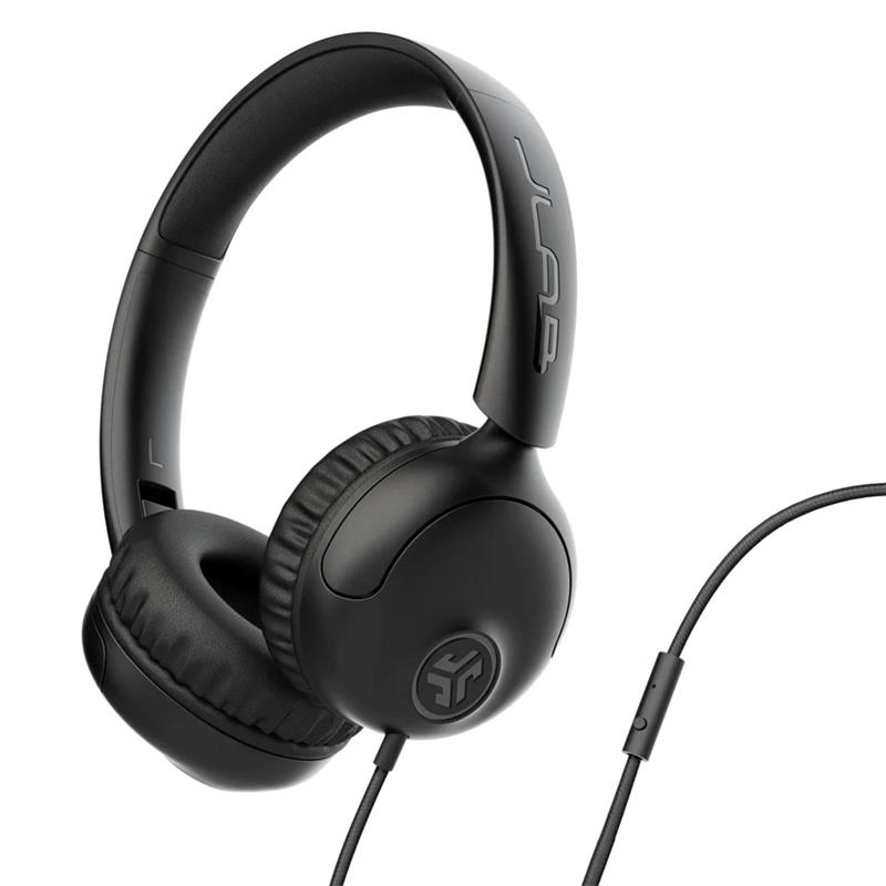 JLAB AUDIO Studio 2 Wired On-Ear Headphone, Black