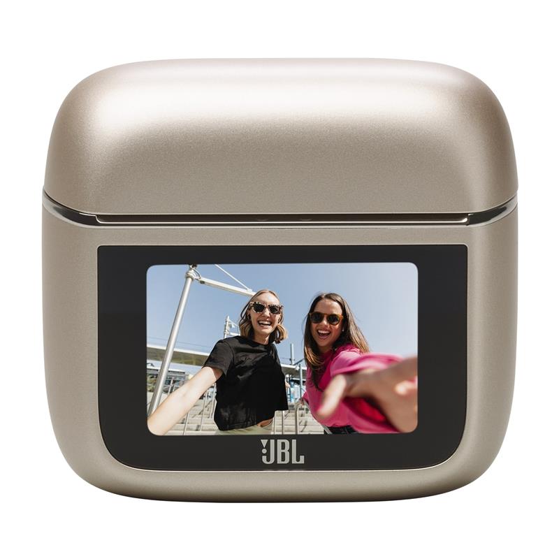 JBL Tour Pro 3 True Adaptive Noise Cancelling Earbuds, Latte