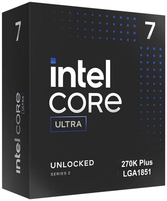 Intel Core Ultra 7 270K Plus Desktop Processor 24 cores (8P+16E) INTEL