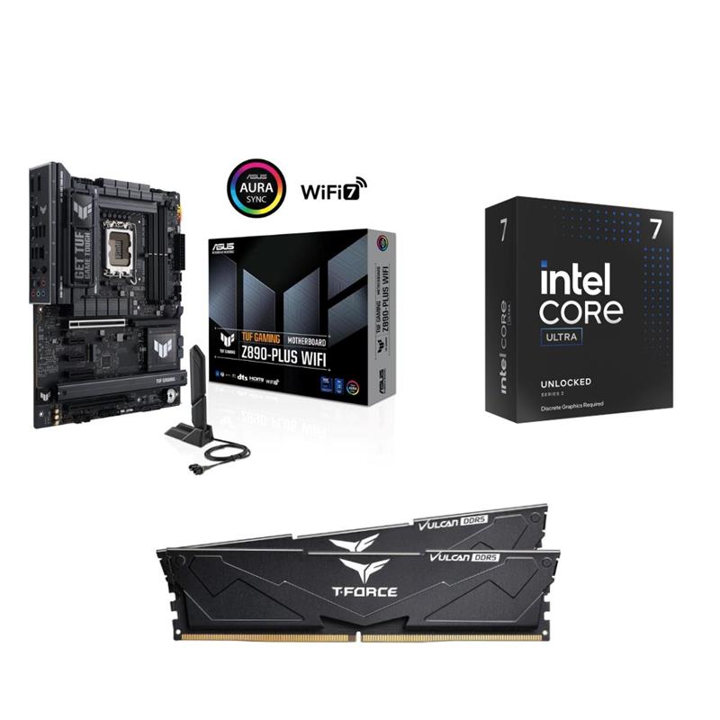 N*h様 CoreI5 13600KF & TUF GAMINGZ790-PLU Intel Core Ultra 7 265KF + ASUS TUF GAMING Z890-PLUS WIFI + T