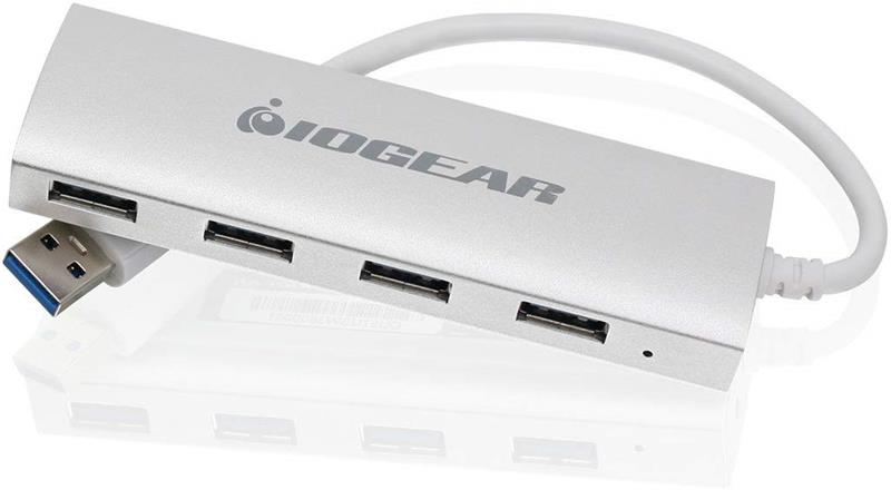 IOGEAR met(AL) P4P Hub USB 3.0 à 4 ports(Open Box)