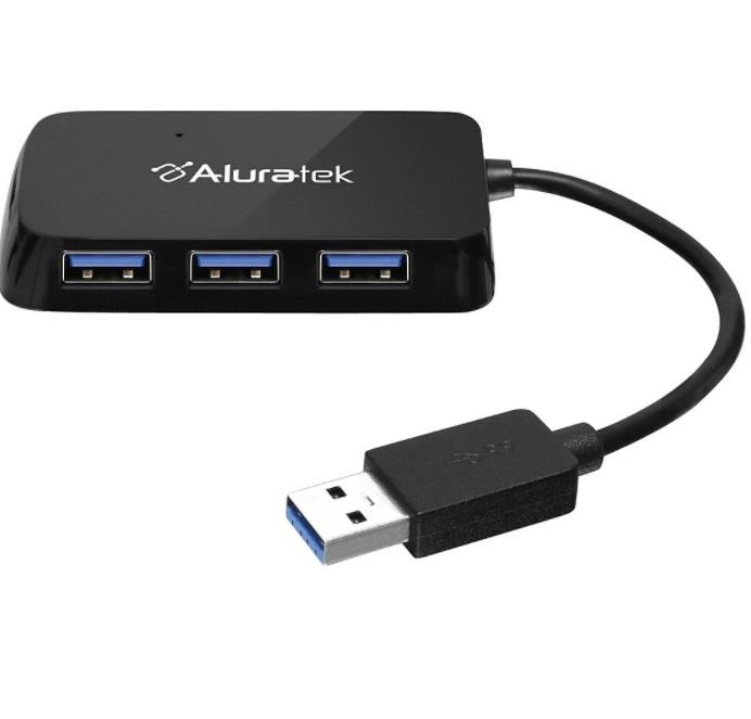 ALURATEK 4-Port USB 3.0 Hub