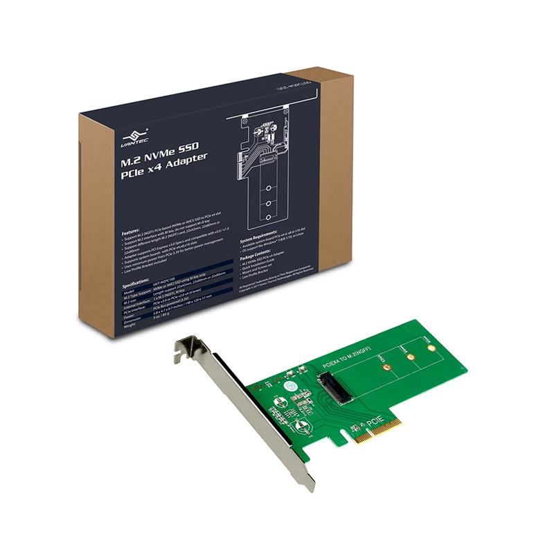 Vantec Accessory UGT-M2PC100 M.2 NVMe SSD PCIex4