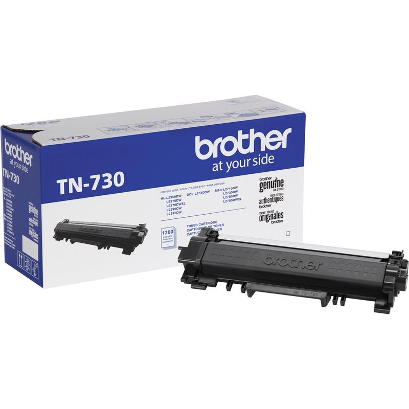BROTHER TN730 Toner Cartridge - Black - Laser - 1200 Page - 1 Pack