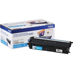 artouche de toner originale Brother TN433C - Cyan - Laser - Rendement élevé - 4000 pages - 1 unit?
