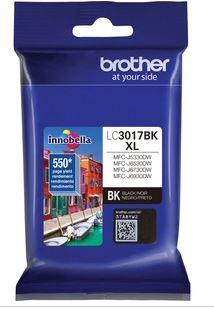 BROTHER Innobella LC3017 (LC3017BKS), Ink Cartridge, Black, 550 Pages