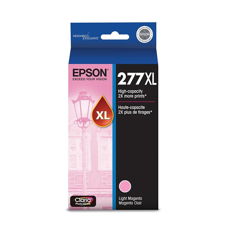 Epson 277XL High Capacity Light Magenta Ink Cartridge(T277XL620)