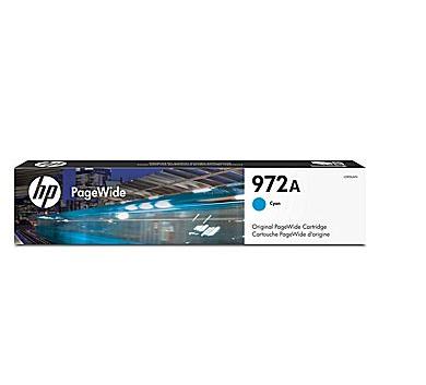 HP 972A Cyan Original PageWide Ink Cartridge (L0R86AN)