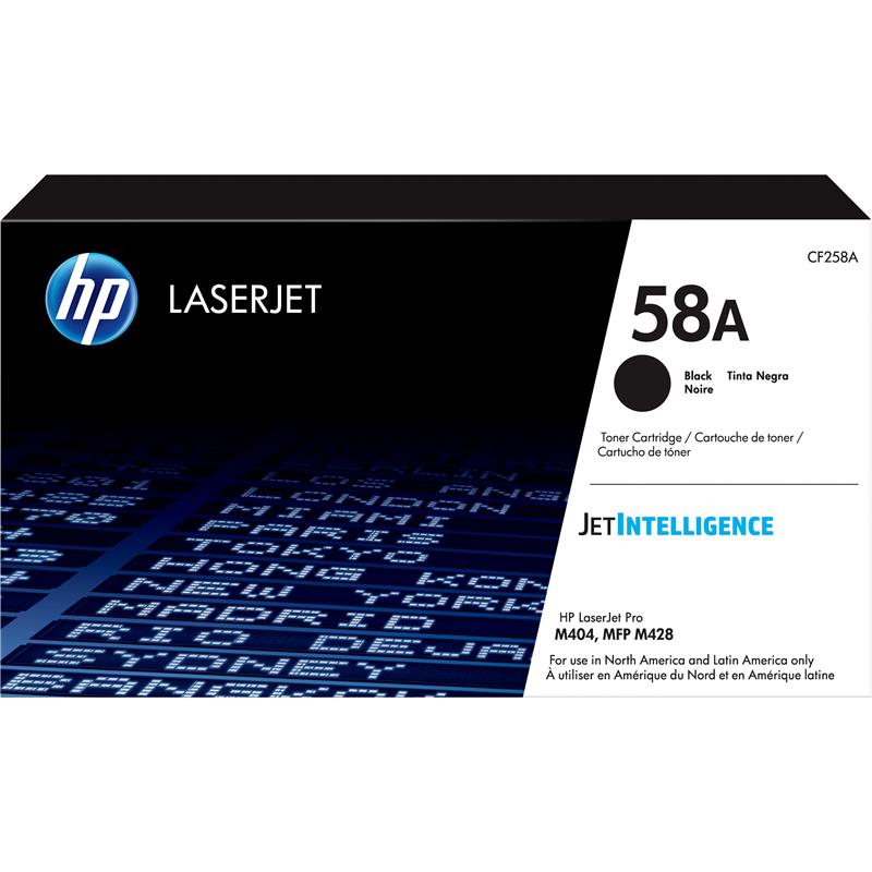 HP 58A Black Original Toner Cartridge (CF258A)