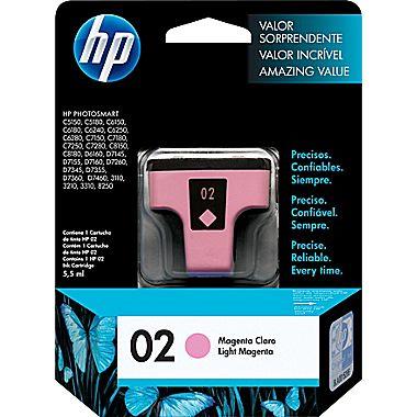 HP 02 Light Magenta Original Ink Cartridge (C8775WN)