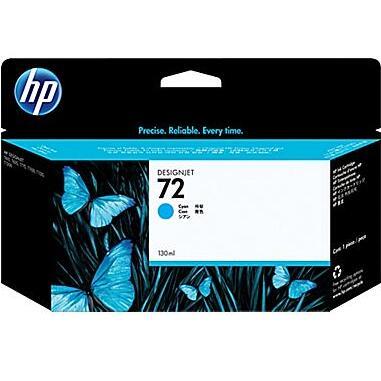 HP (72) - Cartouche d'encre cyan 130 ml pour imprimantes HP (C9371A)