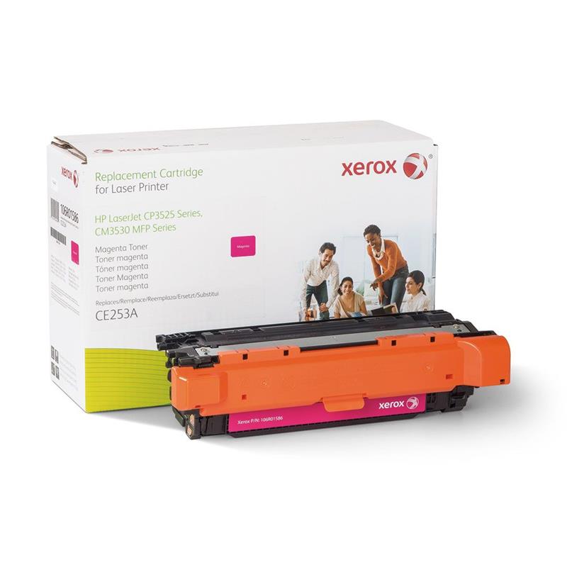 Xerox Replacement Magenta Toner Cartridge, Compatible for HP CP3525