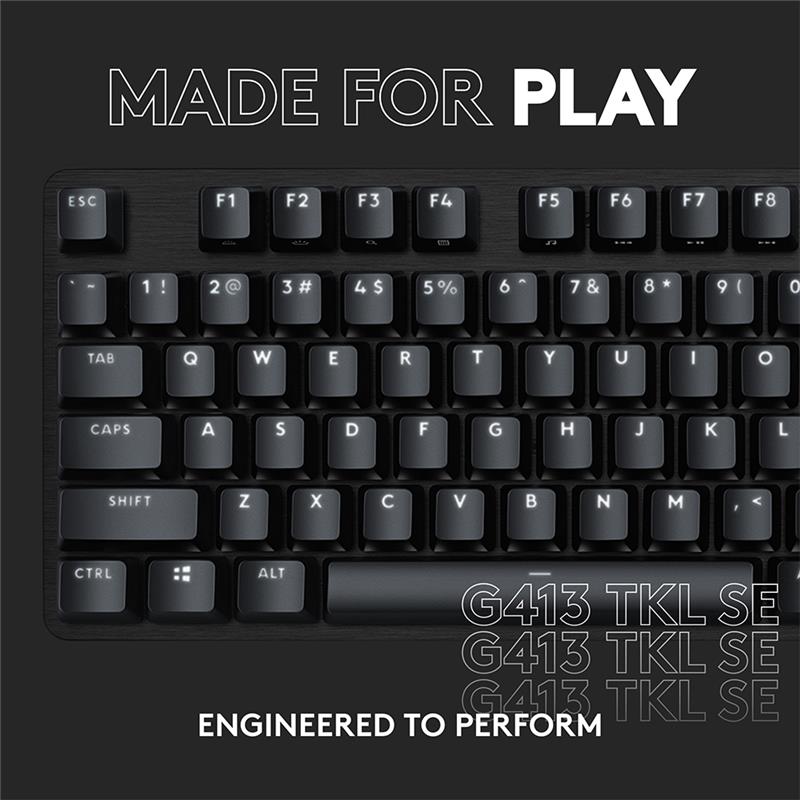 LOGITECH G413 TKL SE Gaming Keyboard, Black - Canada Computers