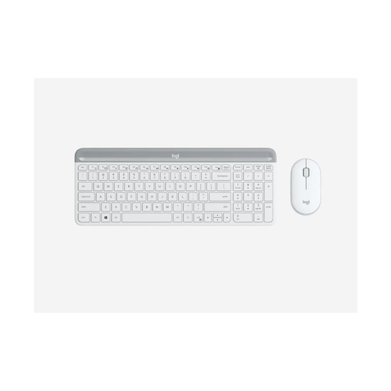 LOGITECH MK470 - Off-White Slim Wireless Keyboard and Mouse Combo(Open Box)