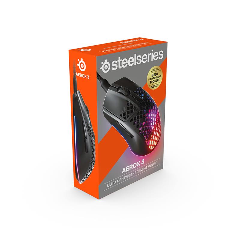STEELSERIES Aerox 3 Onyx Gaming Mouse - Black - Canada Computers
