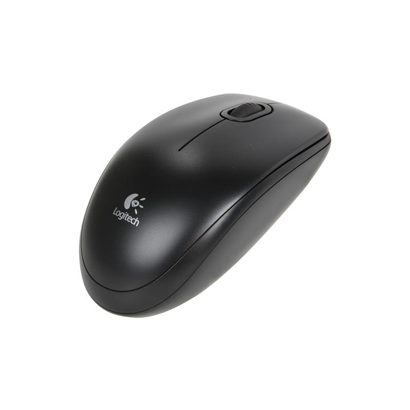 LOGITECH B100 - Optical Wired Mouse - Black (OEM)(Open Box)