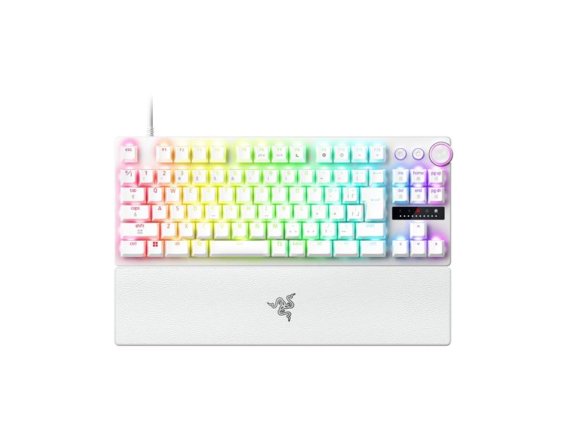 RAZER Huntsman V3 Pro Tenkeyless 8KHz TKL (80%) Gaming Keyboard, White