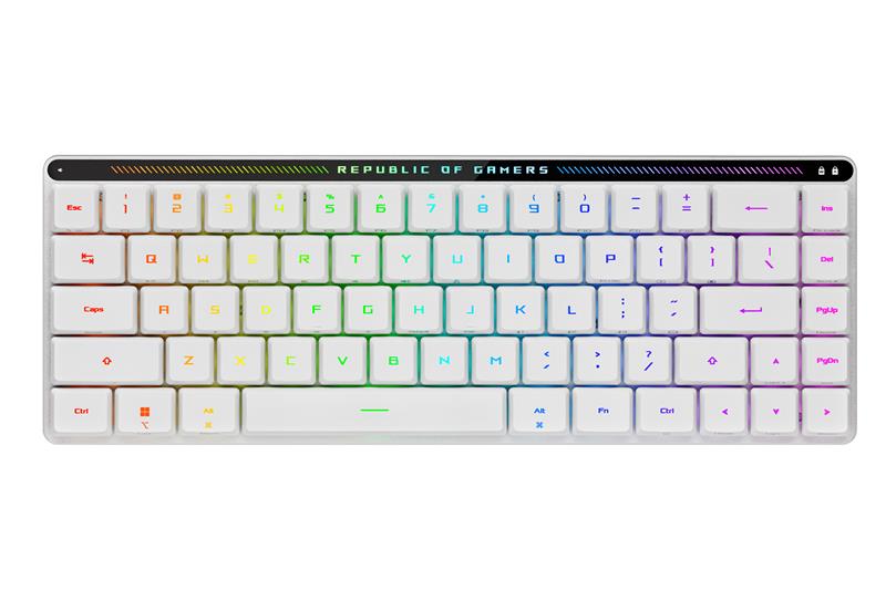 ASUS ROG Falchion RX Low Profile 65% compact wireless gaming keyboard