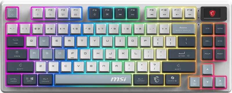 Clavier de jeu MSI FORGE GK600 TKL W SKY US