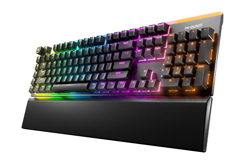 be quiet! Light Mount Clavier de jeu, Interrupteurs tactiles silencieu