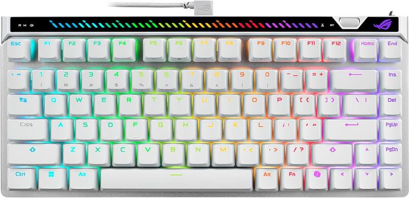 ASUS M705 ROG Falchion Ace 75 HE 75% Gaming Keyboard, White